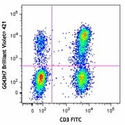 Brilliant Violet 421™ anti-human CD197 (CCR7) Antibody (353207)