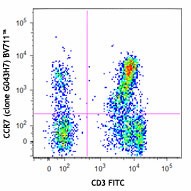 Brilliant Violet 711™ anti-human CD197 (CCR7) Antibody (353227)
