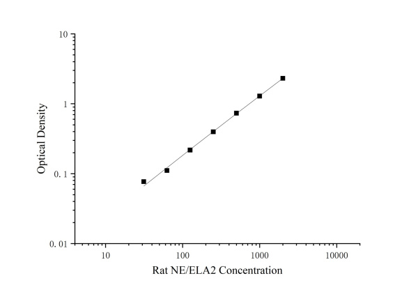 Uncoated Rat NE/ELA2(Neutrophil Elastase/Elastase-2) ELISA Kit (E-UNEL-R0092)