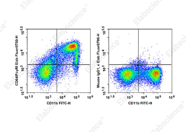 Elab Fluor® 700 Anti-Mouse CD64/FcγRI Antibody[X54-5/7.1] (E-AB-F1186M1)