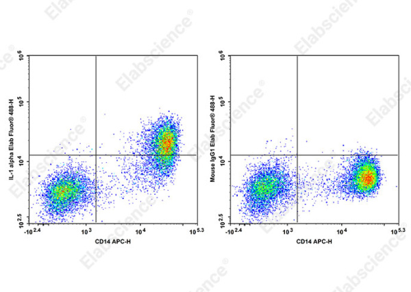 Elab Fluor® 488 Anti-Human IL-1 alpha Antibody[364/3B3-14] (AN00839L)