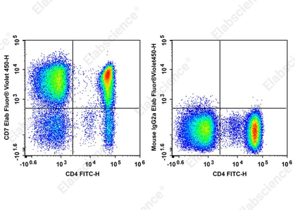 Elab Fluor® Violet 450 Anti-Human CD7 Antibody[CD7-6B7] (AN00873Q)