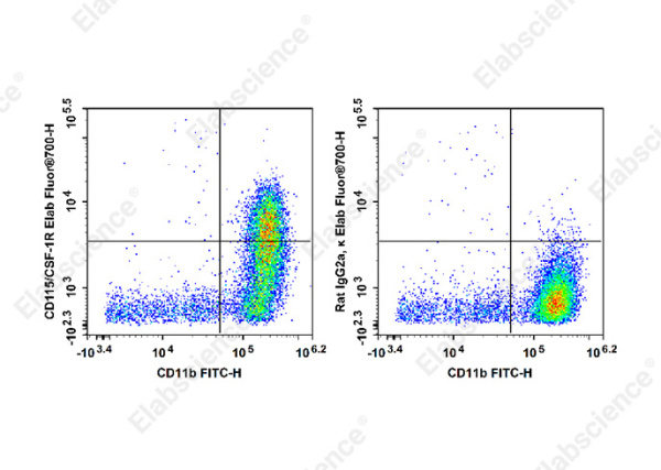 Elab Fluor® 700 Anti-Mouse CD115/CSF-1R Antibody[AFS98] (E-AB-F1107M1)