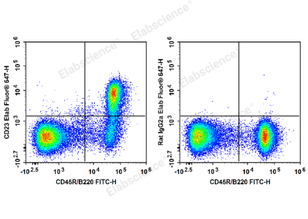 Elab Fluor® 647 Anti-Mouse CD23 Antibody[B3B4] (E-AB-F1178M)