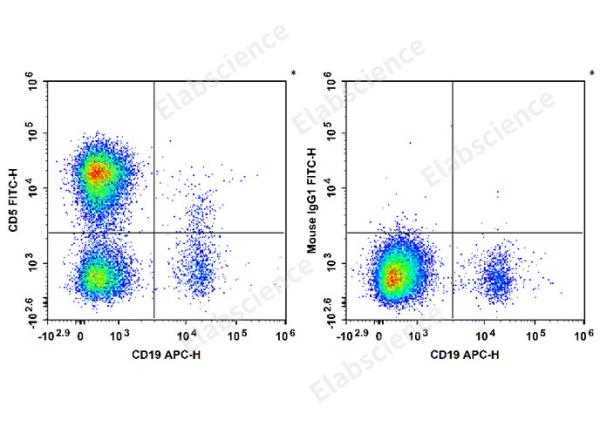 FITC Anti-Human CD5 Antibody[5D7] (E-AB-F1371C)