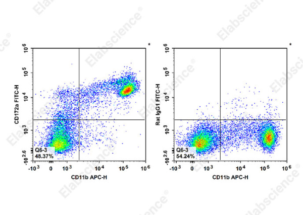 FITC Anti-Mouse CD172a/SIRPα Antibody[P84] (E-AB-F1286C)